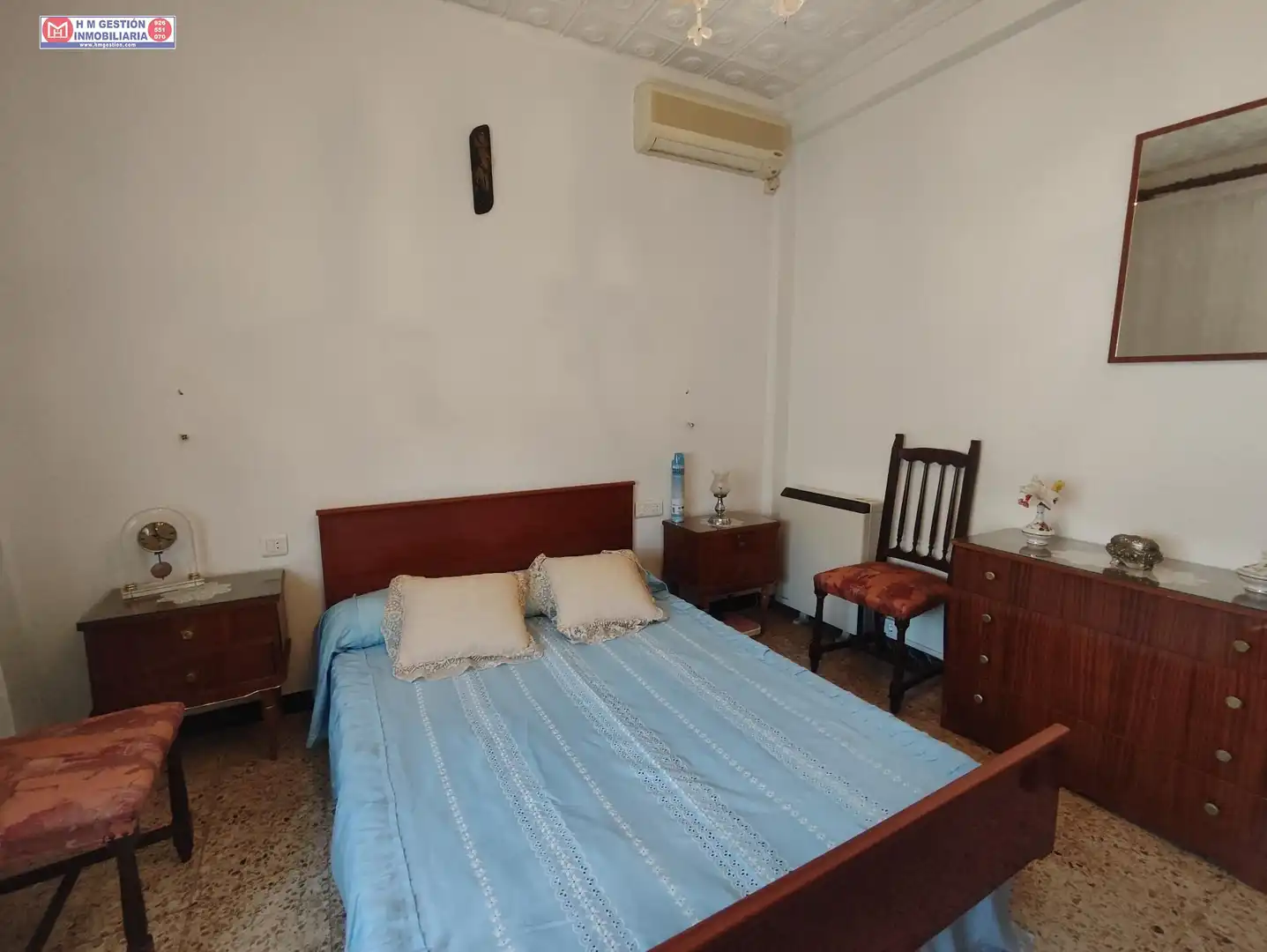 Schlafzimmer von Einfamilien-Reihenhaus zum Verkauf in Alcázar de San Juan mit Klimaanlage