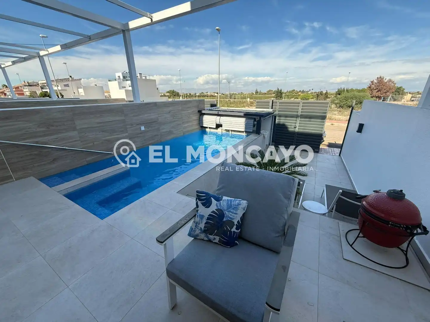 Terraza de Casa adosada en venta en Rojales con Aire acondicionado, Calefacción y Jardín privado