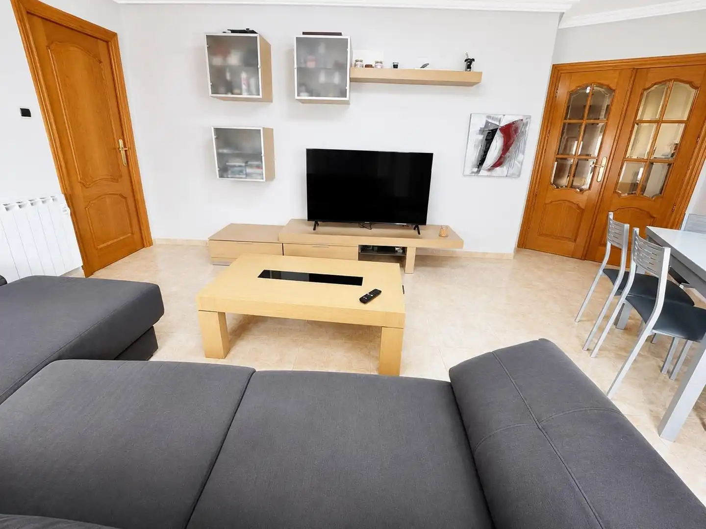 Sala d'estar de Pis en venda en Crevillent amb Aire condicionat, Terrassa i Moblat