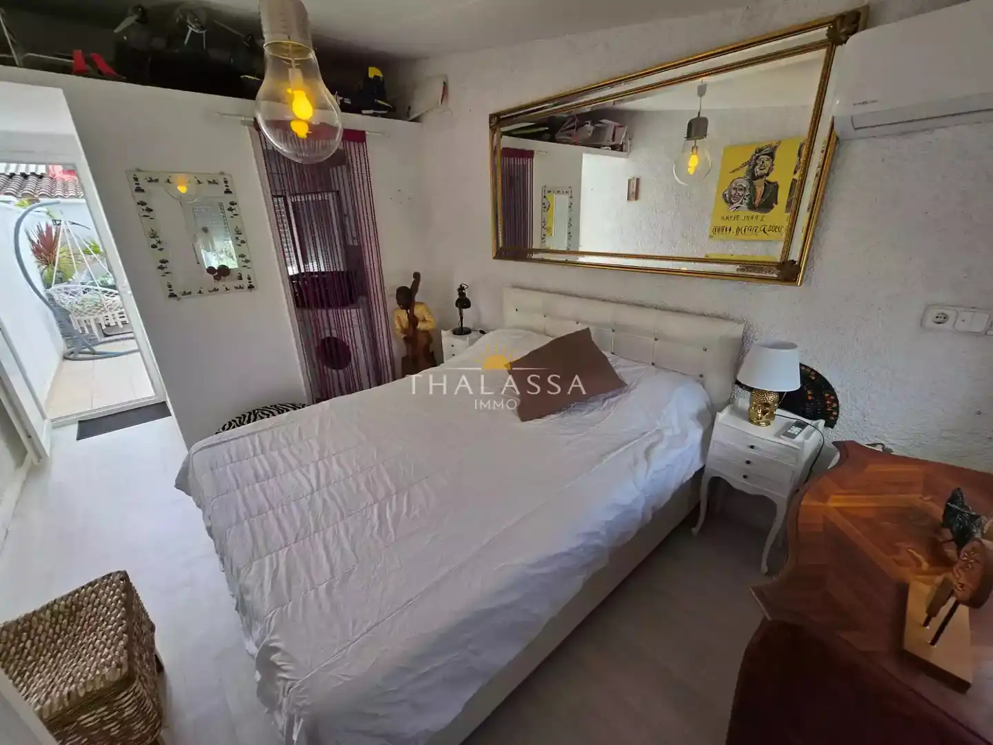 Bedroom of Houses for sale in Empuriabrava  with Air Conditioner, Swimming Pool and Furnished