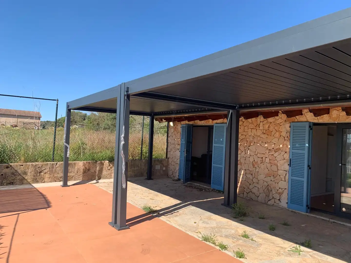 Terrace of Country homes for rent in Santa Eugènia  with Private garden and Terrace