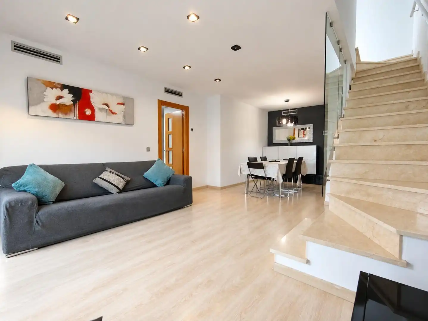 Sala d'estar de Àtic en venda en Poblenou  