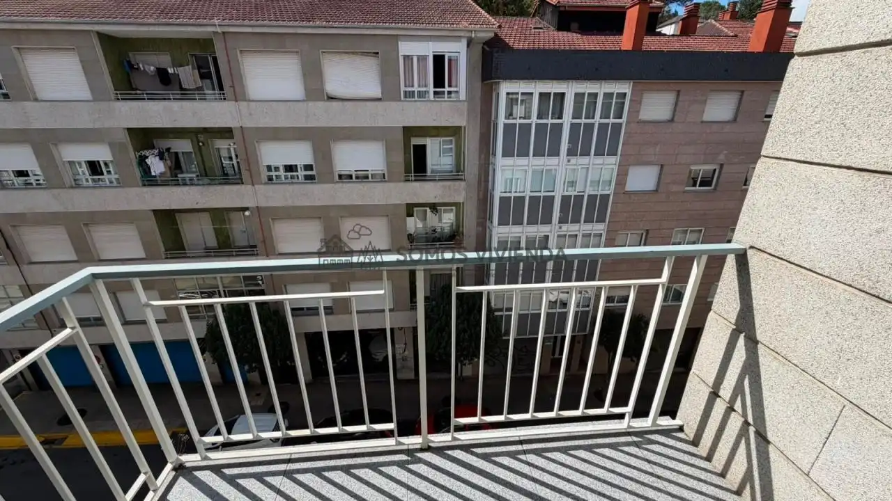 Balcony of Flat for rent in Ourense Capital   with Heating and Furnished
