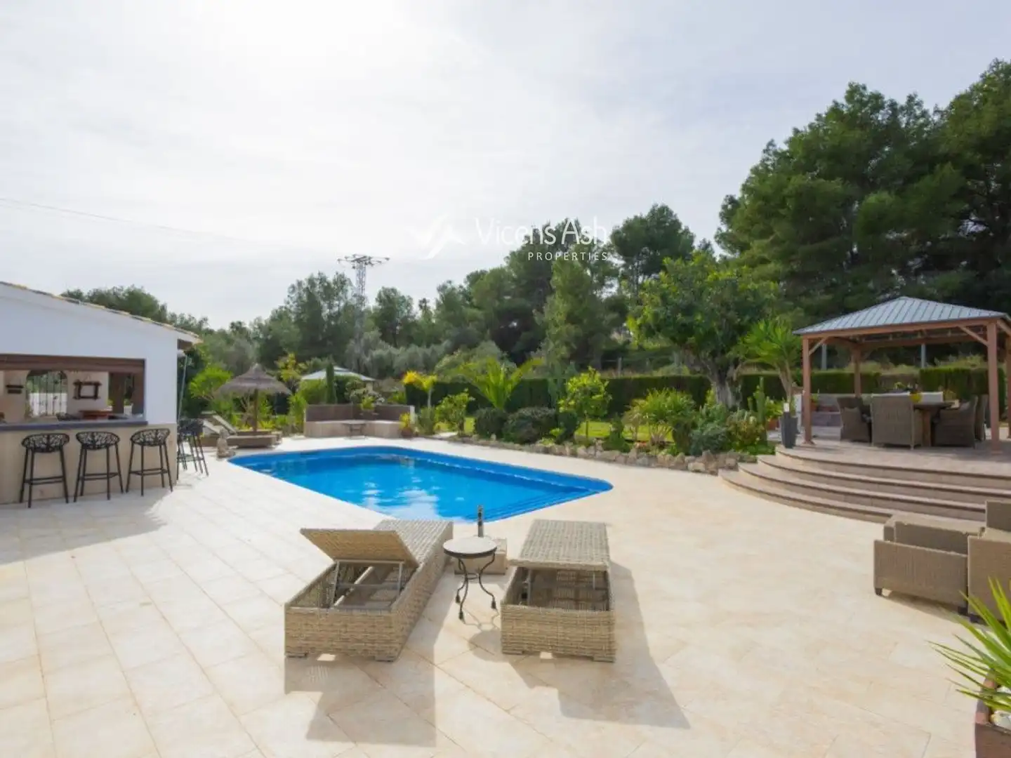 Swimming pool of Houses for sale in Jávea / Xàbia  with Air Conditioner, Terrace and Storage room
