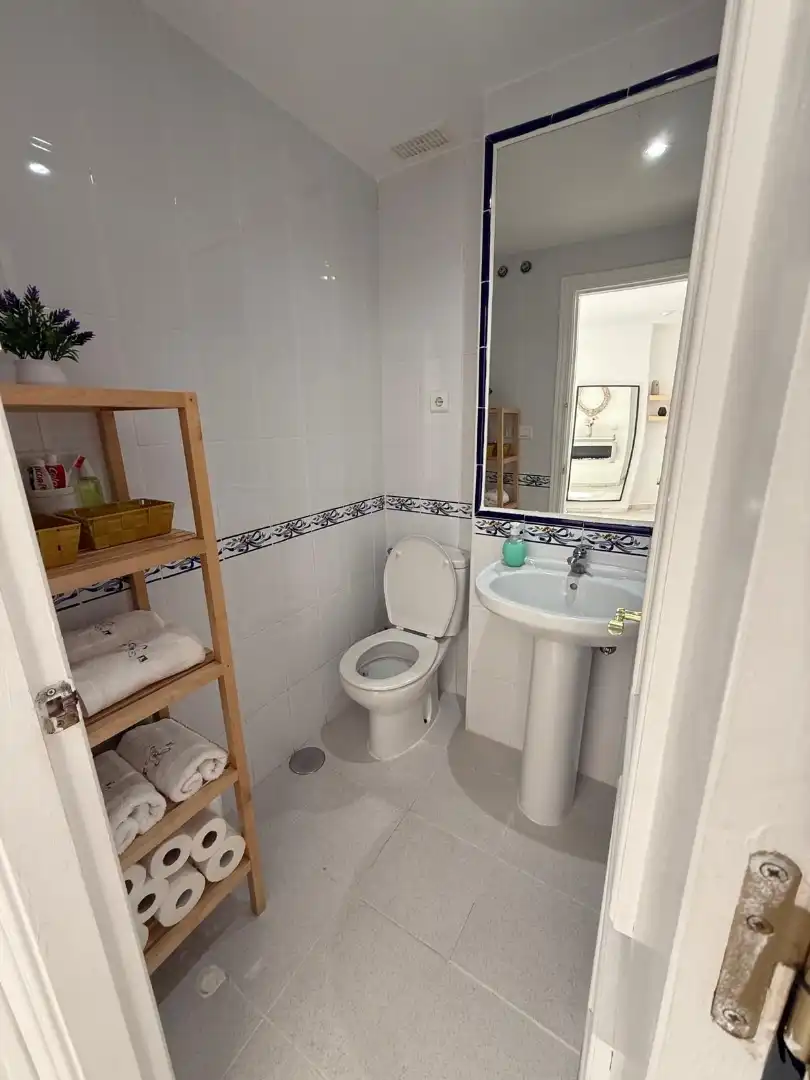 Baño de Apartamento en venta en Mijas con Aire acondicionado, Terraza y Amueblado