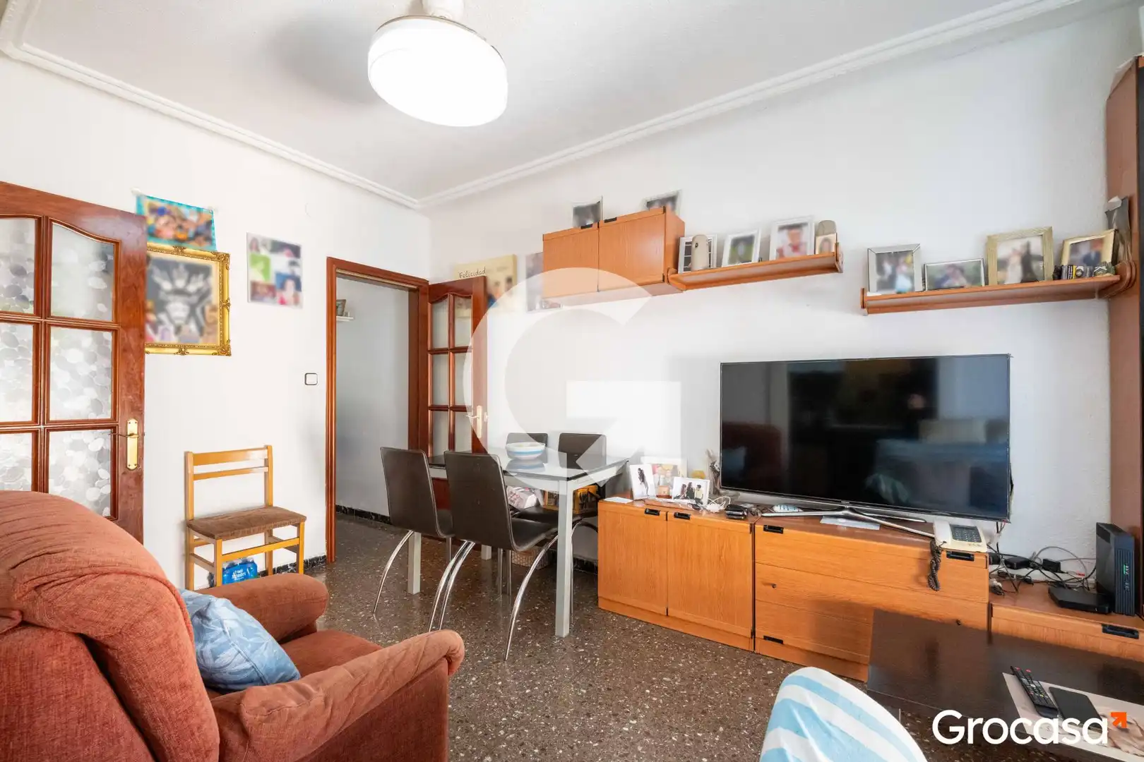 Sala de estar de Piso en venta en Mataró con Aire acondicionado, Amueblado y Lavadora