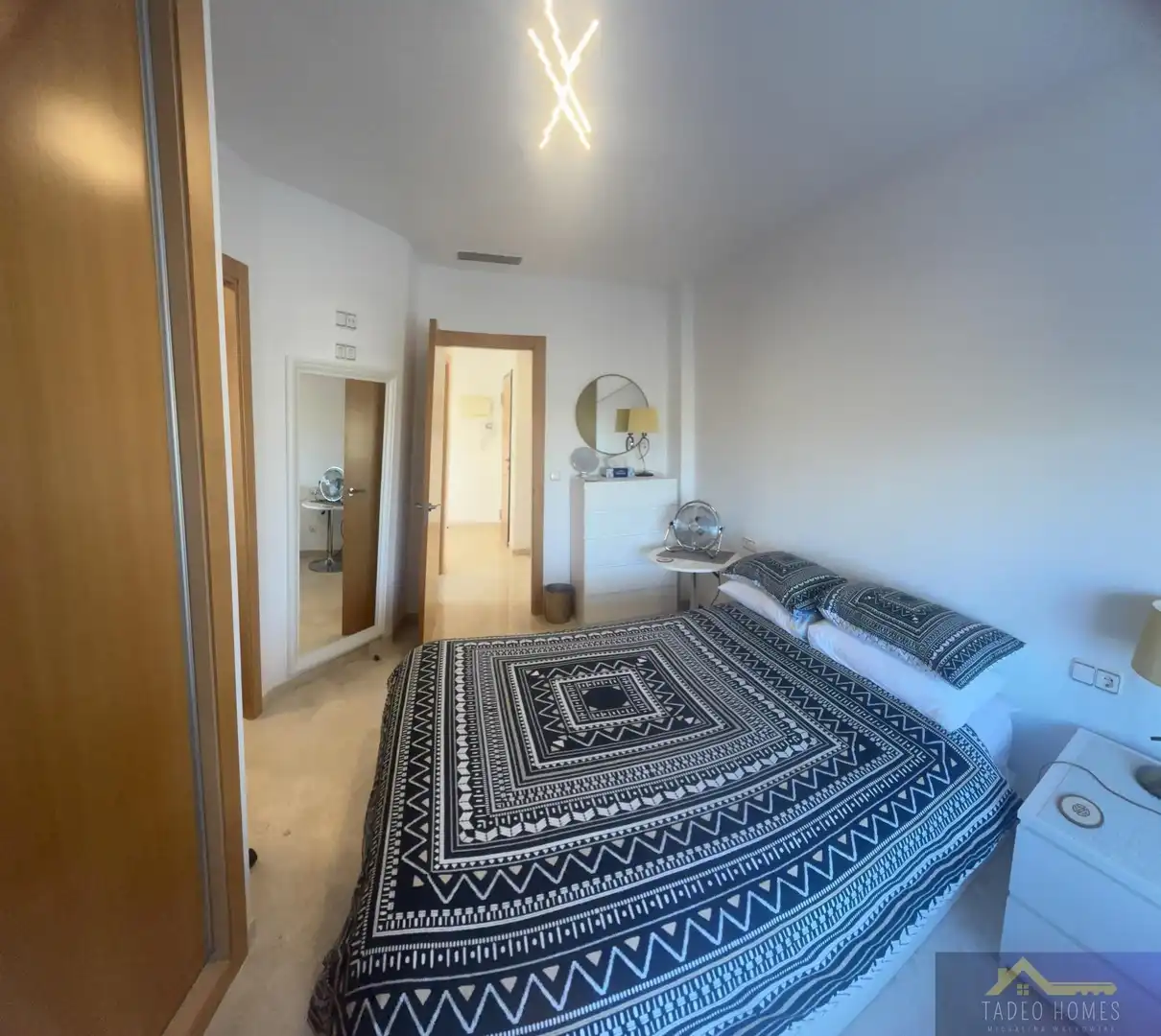 Dormitori de Apartament de lloguer en Murcia amb Aire condicionat, Calefacció i Terrassa