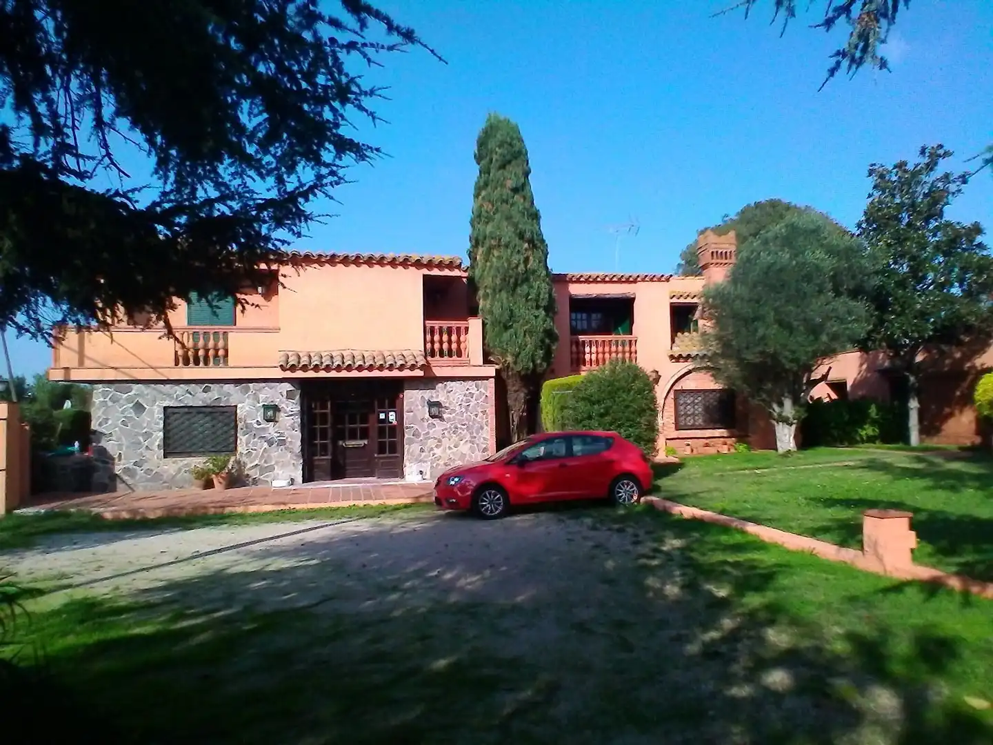Außenansicht von Country house zum Verkauf in Caldes de Malavella mit Klimaanlage, Privatgarten und Terrasse