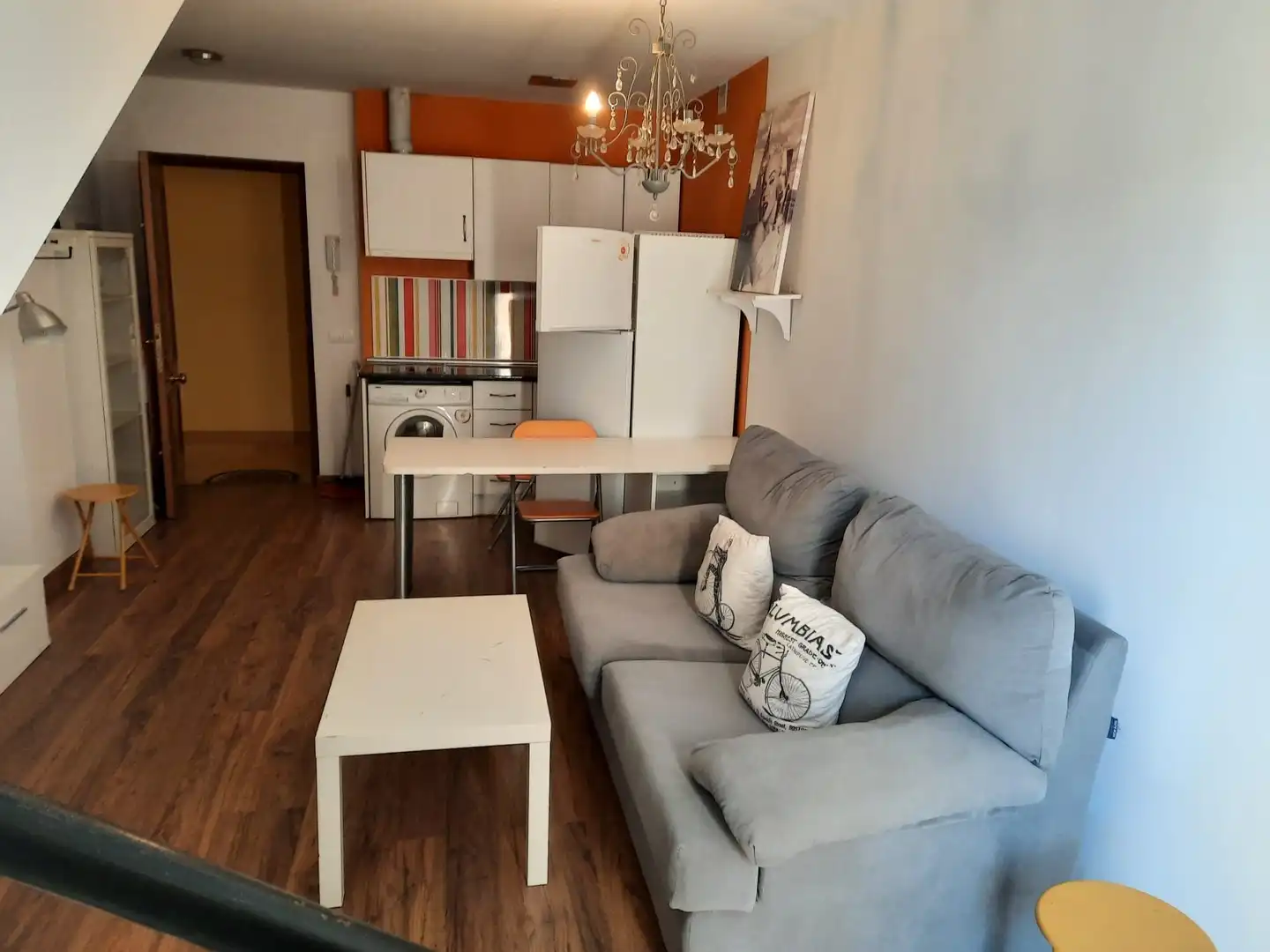 Sala de estar de Apartamento de alquiler en Badajoz con Aire acondicionado y Amueblado