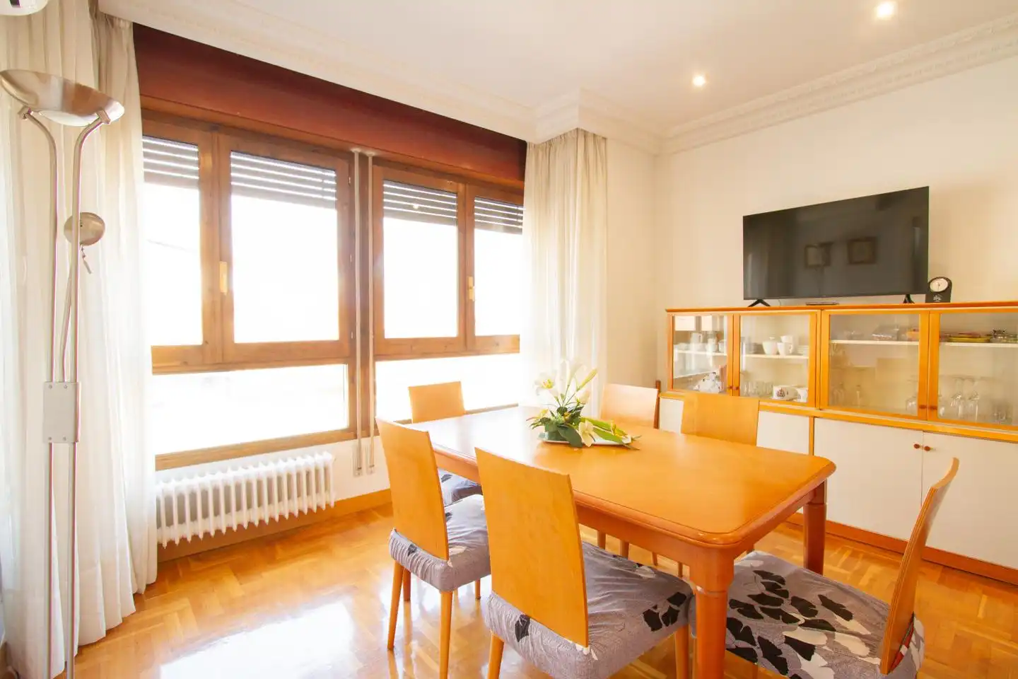 Esszimmer von Maisonette zum Verkauf in Villava / Atarrabia mit Klimaanlage, Heizung und Terrasse