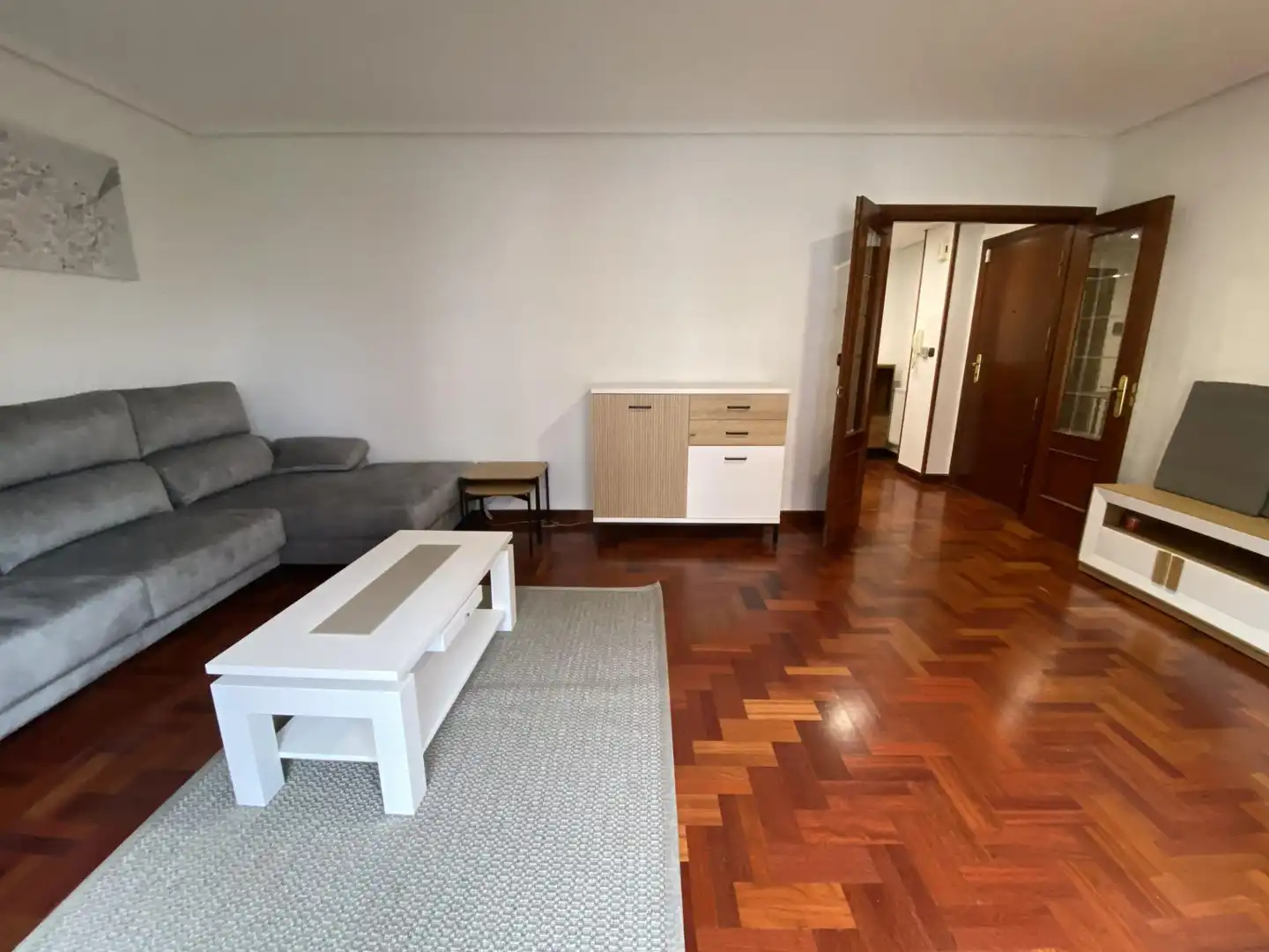 Sala de estar de Piso en venta en Leioa con Calefacción, Jardín privado y Terraza