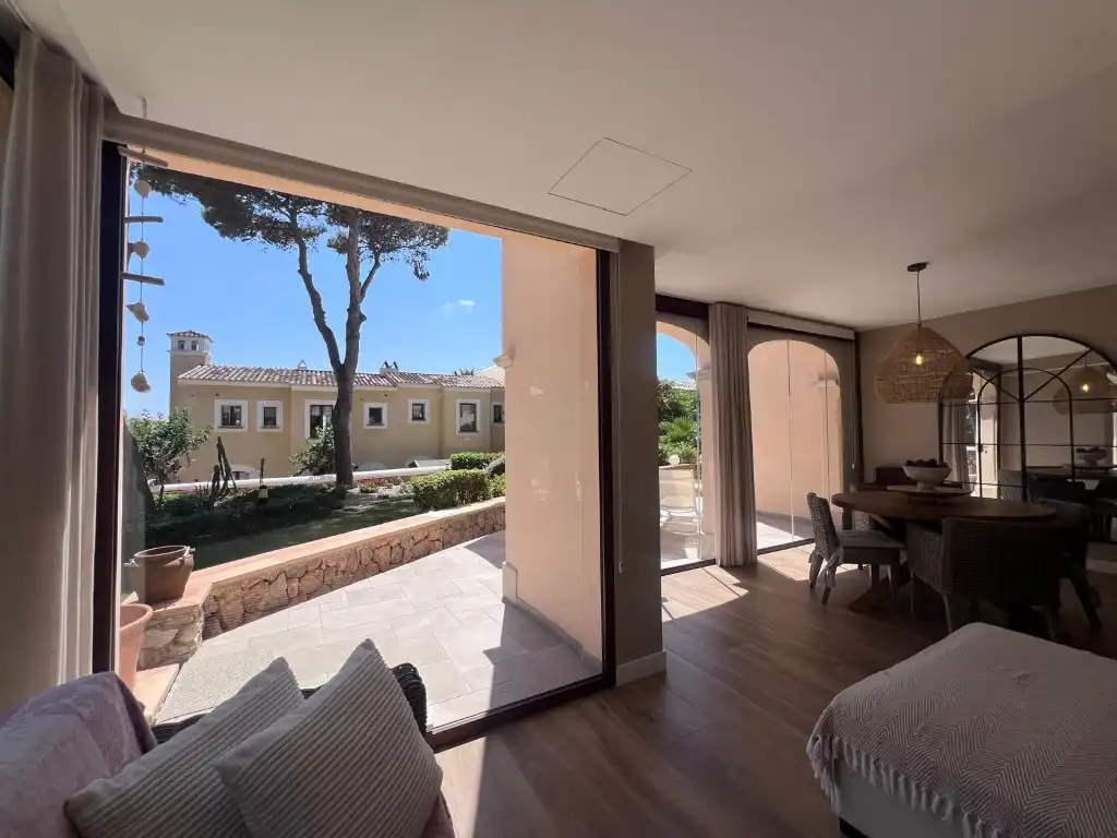 Terrassa de Apartament de lloguer en Calvià amb Aire condicionat, Jardí privat i Terrassa