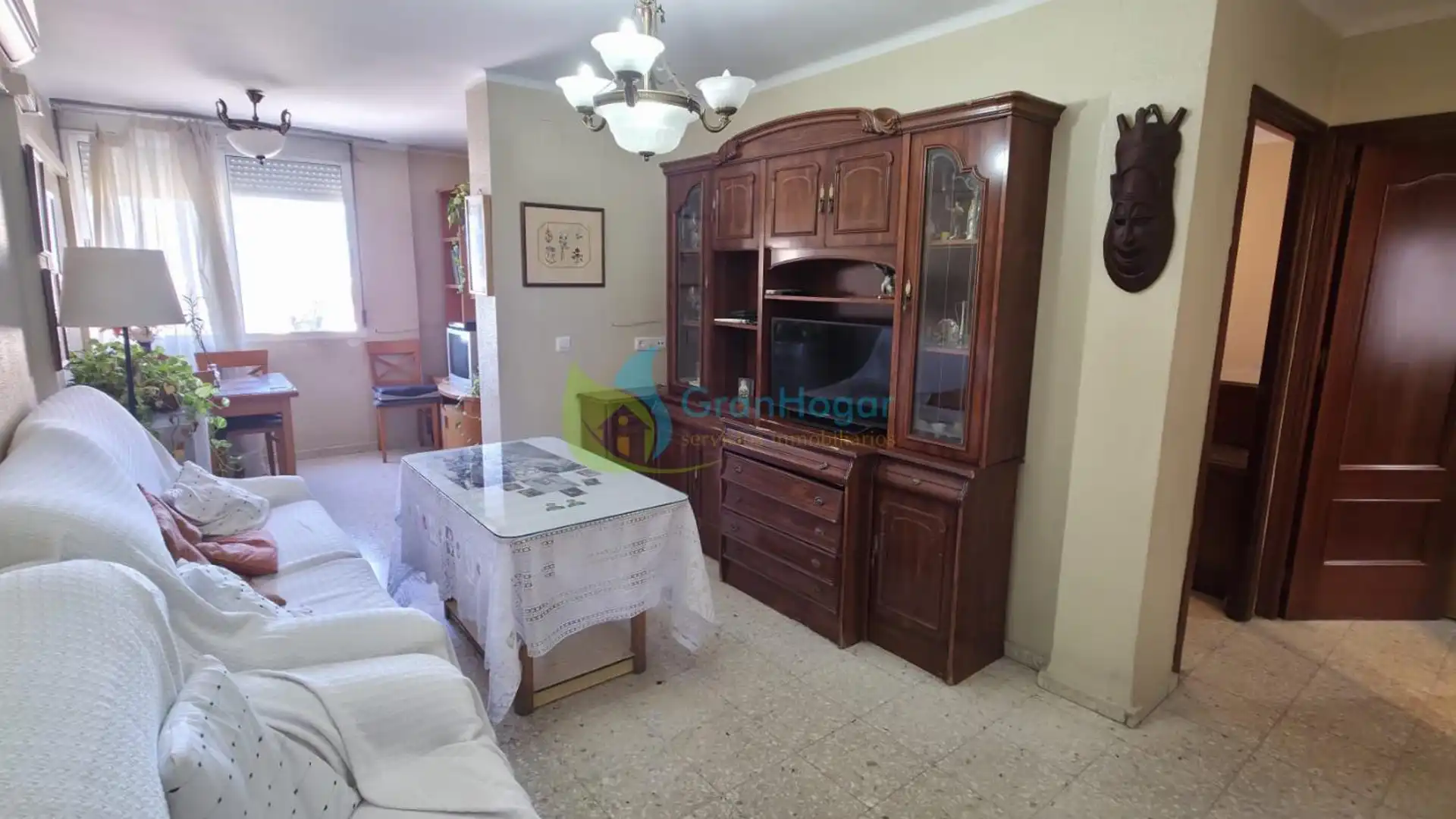Sala de estar de Piso en venta en  Sevilla Capital con Amueblado