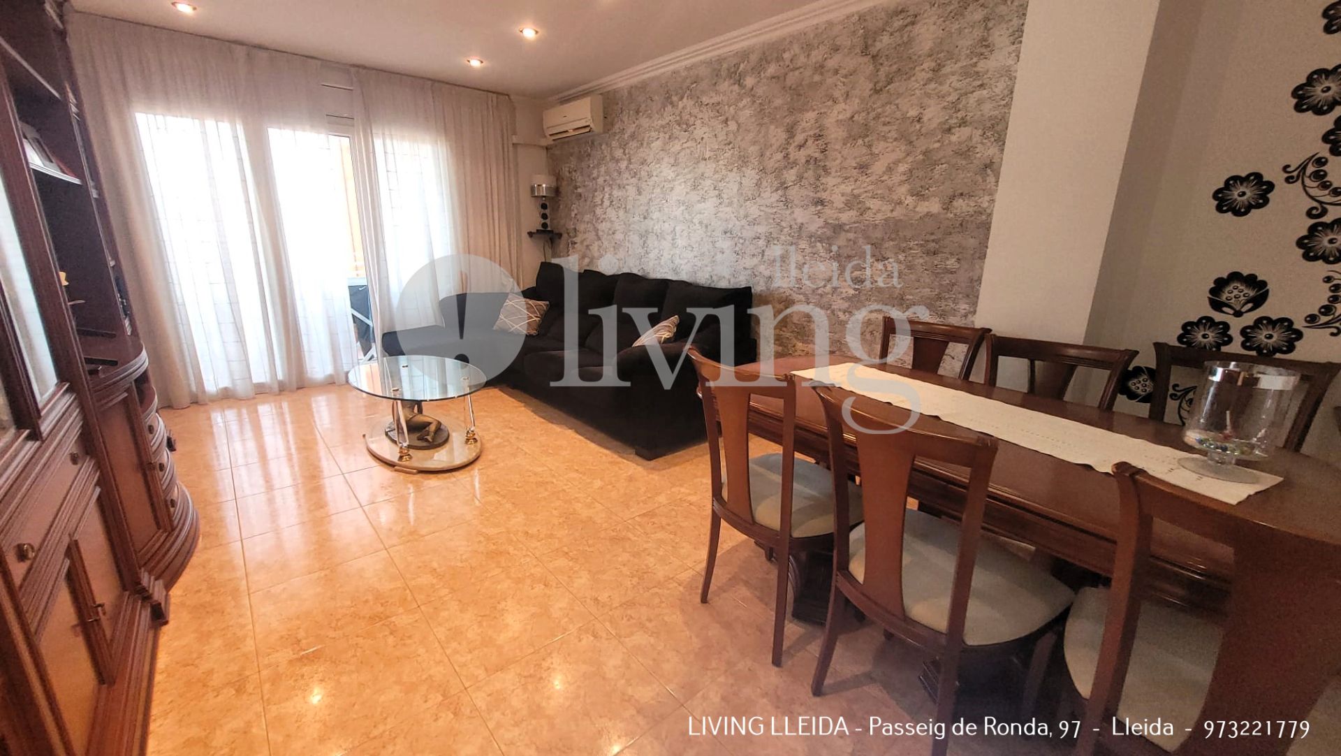Living room of Flat for sale in  Lleida Capital  with Air Conditioner, Heating and Storage room