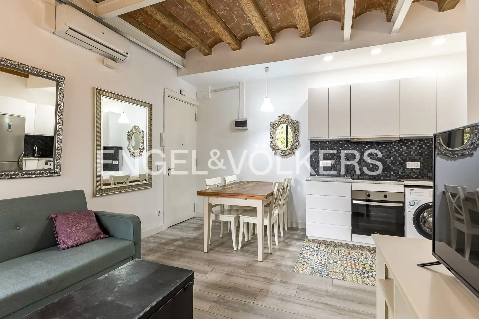 Sala de estar de Piso en venta en Barcelona con Aire acondicionado y Calefacción