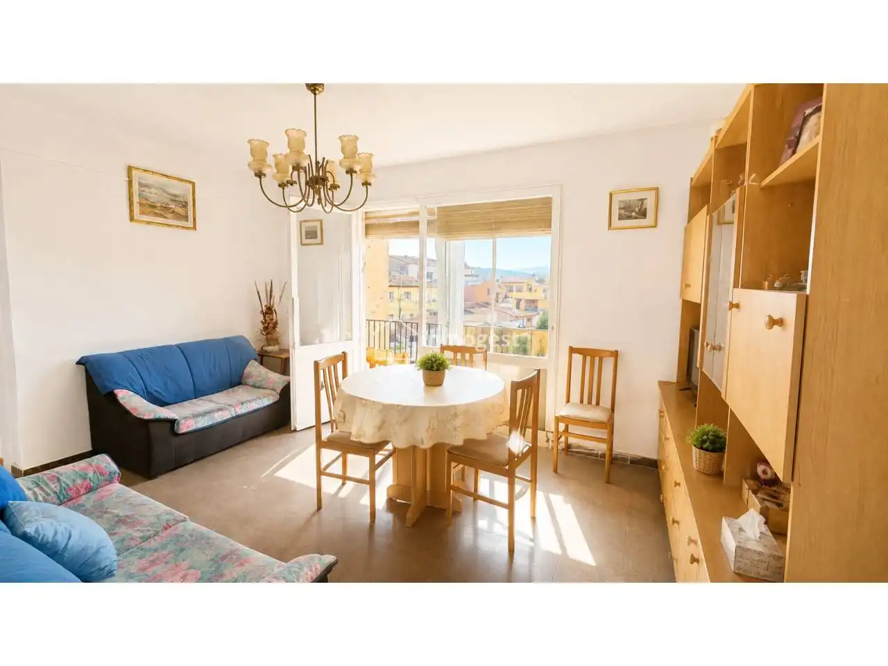 Esszimmer von Wohnung zum Verkauf in Salt mit Abstellraum, Möbliert und Balkon