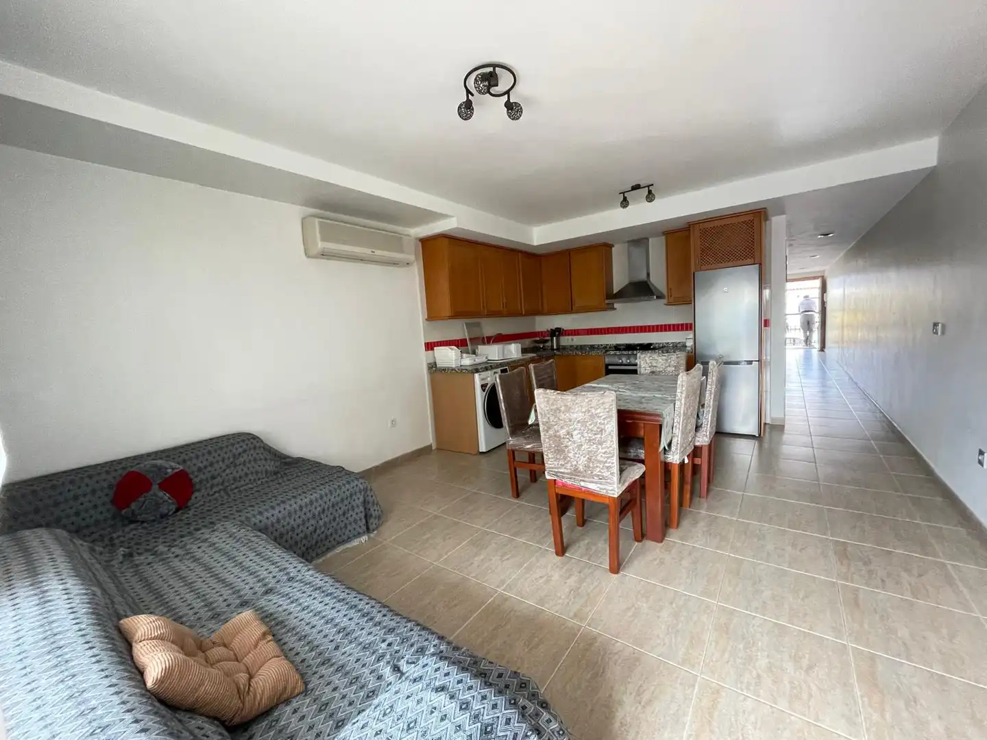 Cuina de Apartament en venda en Moncofa amb Aire condicionat, Terrassa i Moblat