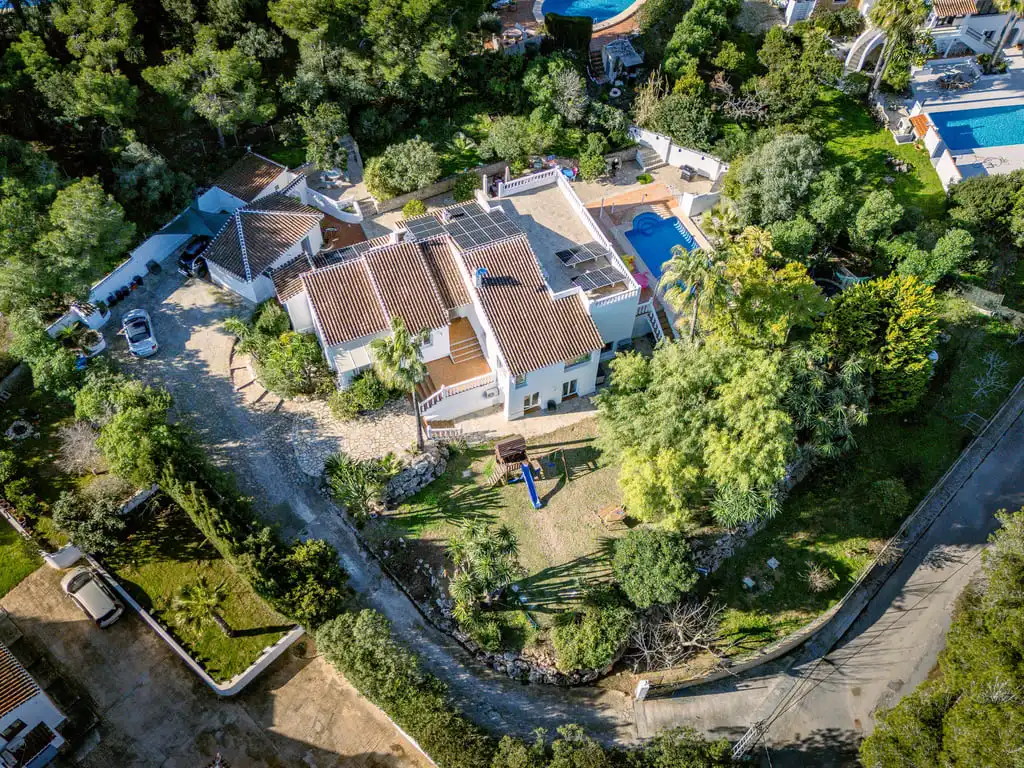 Vista exterior de Casa o chalet en venta en Jávea / Xàbia con Aire acondicionado, Jardín privado y Terraza