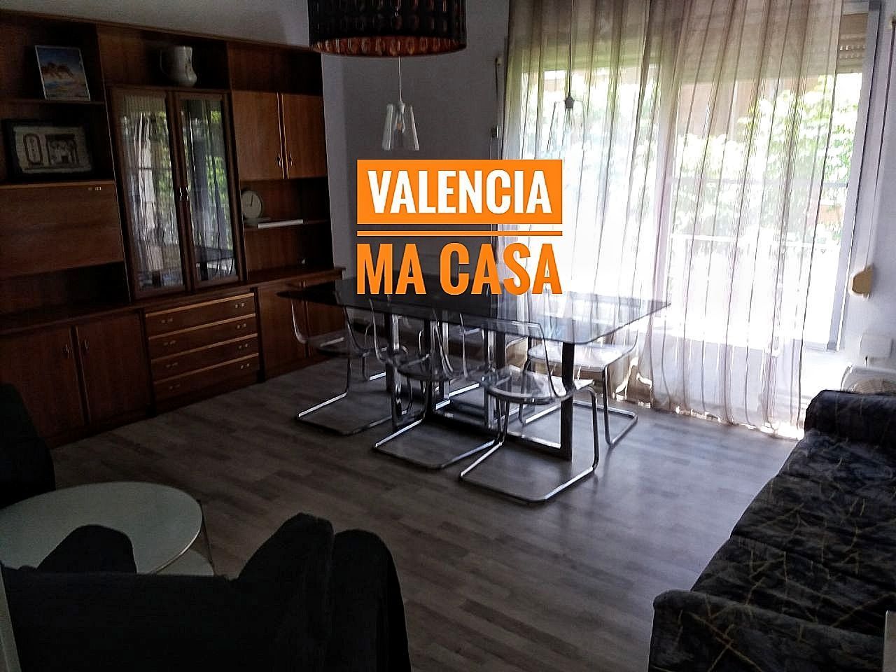 Menjador de Pis de lloguer en  Valencia Capital amb Aire condicionat, Calefacció i Terrassa