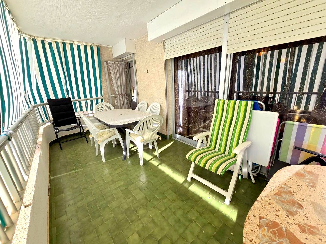 Balcony of Apartment to rent in Gandia  with Air Conditioner, Terrace and Furnished
