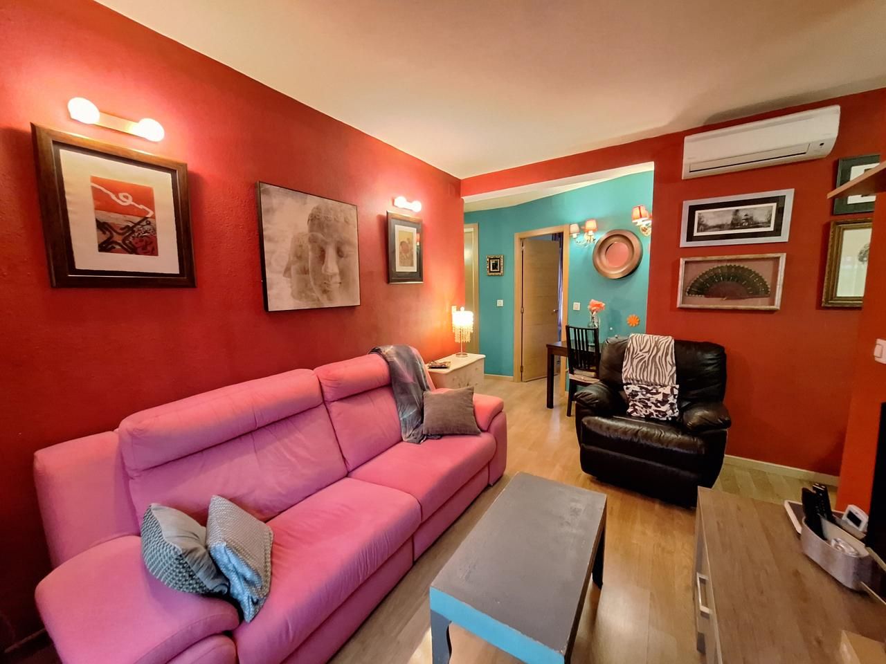 Sala d'estar de Pis en venda en  Madrid Capital amb Aire condicionat, Calefacció i Terrassa