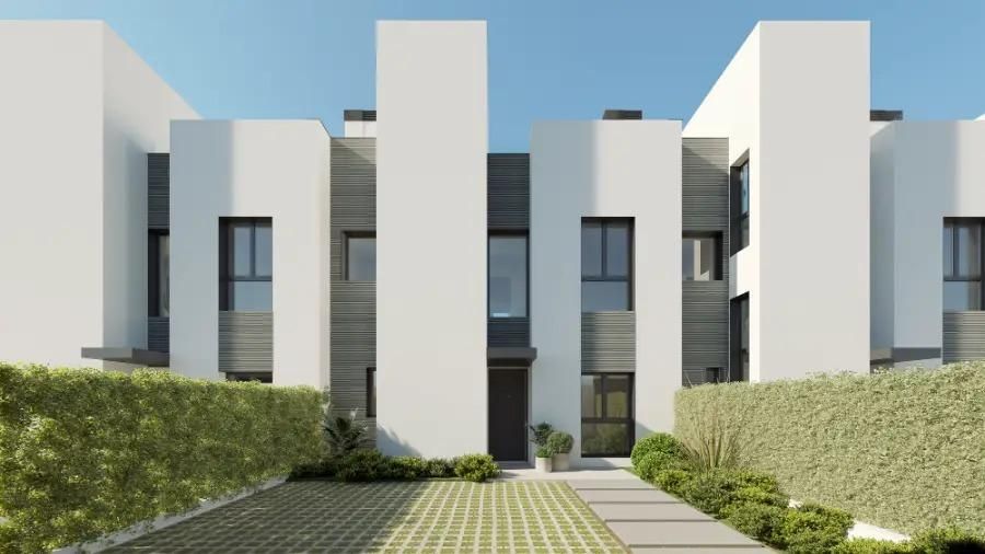 Exterior view of Single-family semi-detached for sale in  Palma de Mallorca  with Air Conditioner, Private garden and Terrace