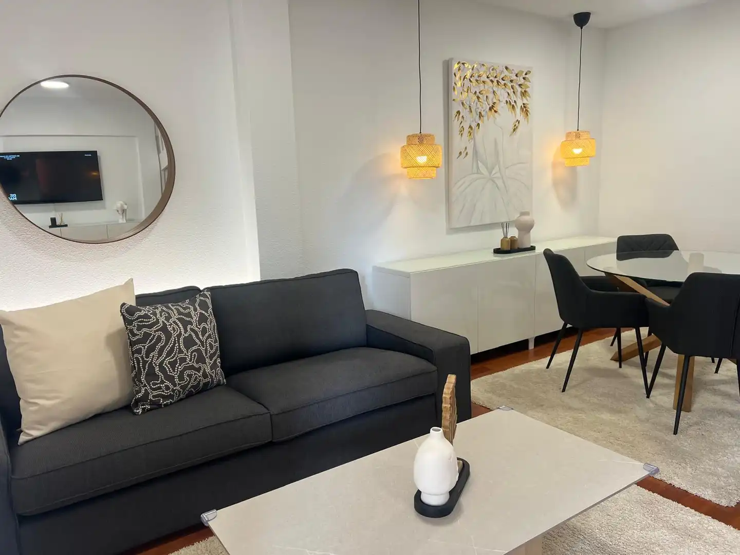 Living room of Flat for rent in Arona  with Terrace, Furnished and Balcony