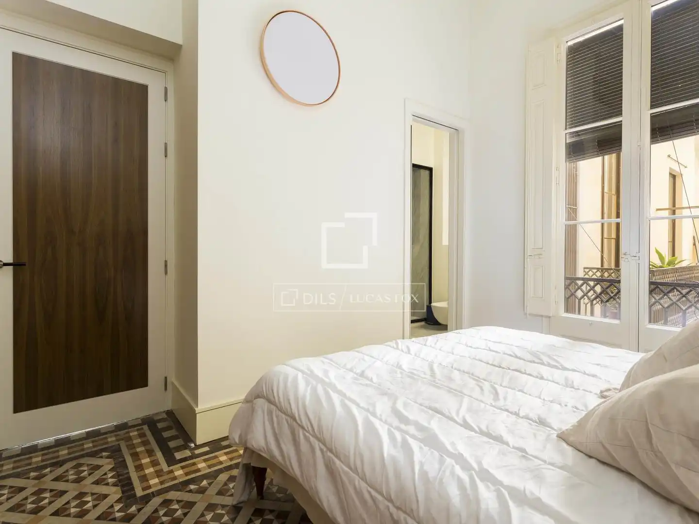 Bedroom of Flat for rent in Barcelona  with Air Conditioner, Furnished and Balcony