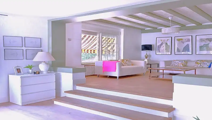 Sala d'estar de Casa o xalet en venda en Torrelodones amb Aire condicionat, Calefacció i Jardí privat