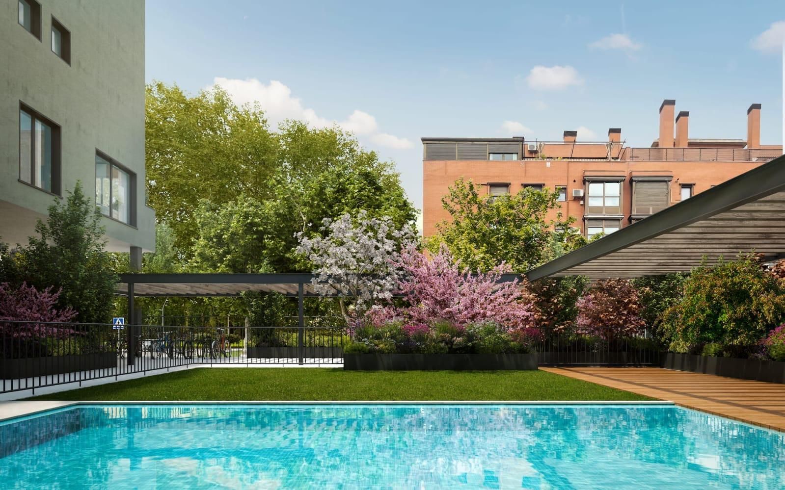Piscina de Àtic en venda en  Madrid Capital amb Terrassa, Piscina i Piscina comunitària