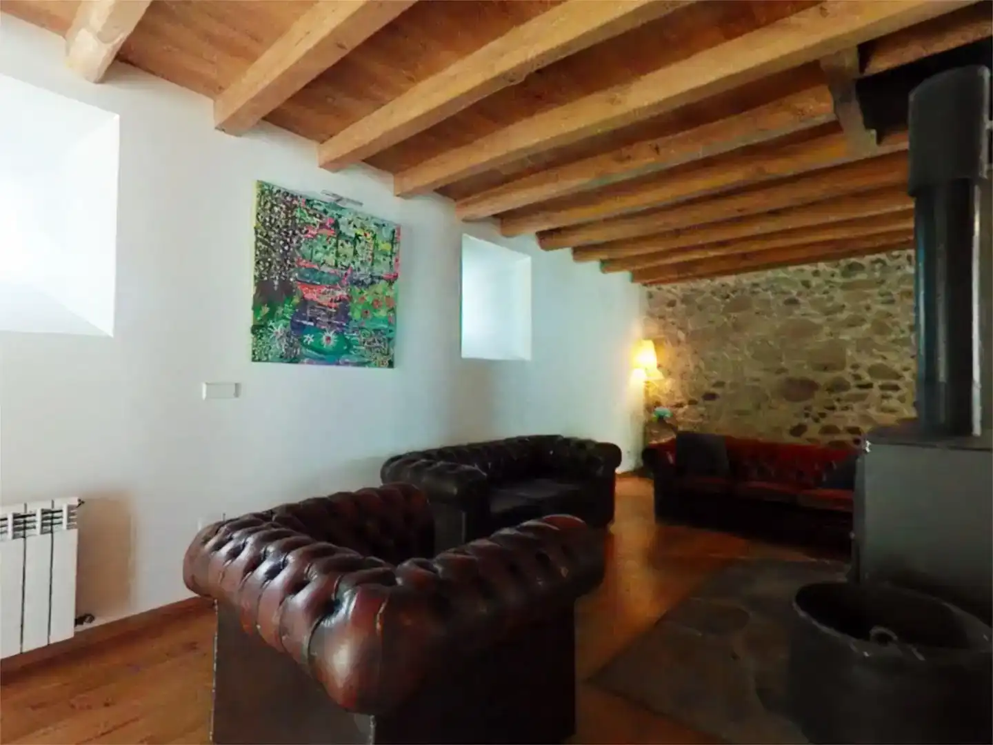 Sala d'estar de Casa o xalet en venda en Foz amb Piscina