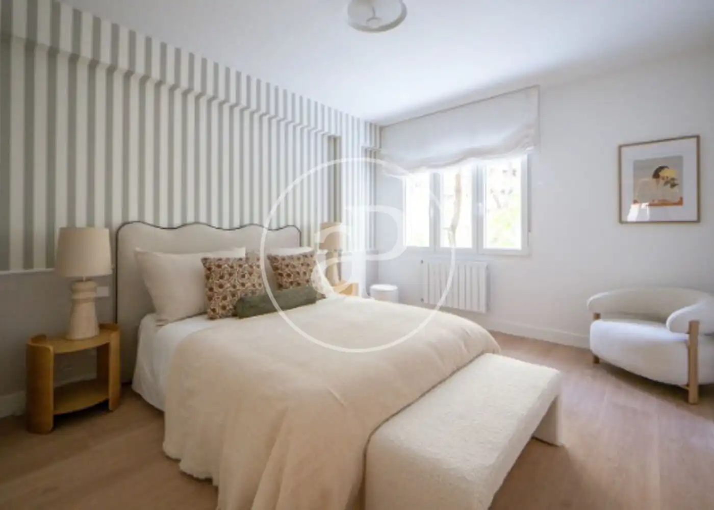 Bedroom of Flat for sale in Madrid  with Air Conditioner, Heating and Furnished