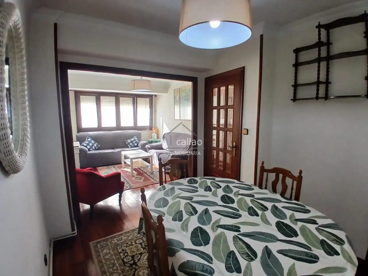 Living room of Flat for rent in Ferrol  with Heating and Furnished