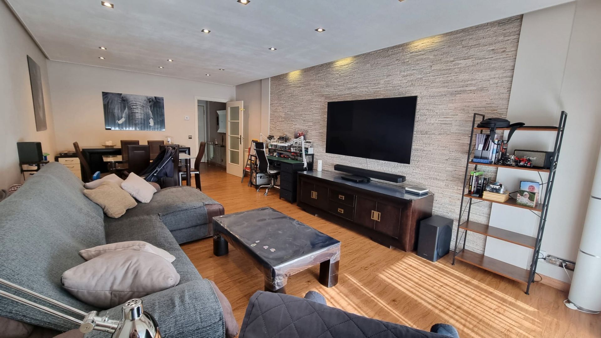 Sala d'estar de Pis en venda en Moralzarzal amb Calefacció, Parquet i Terrassa