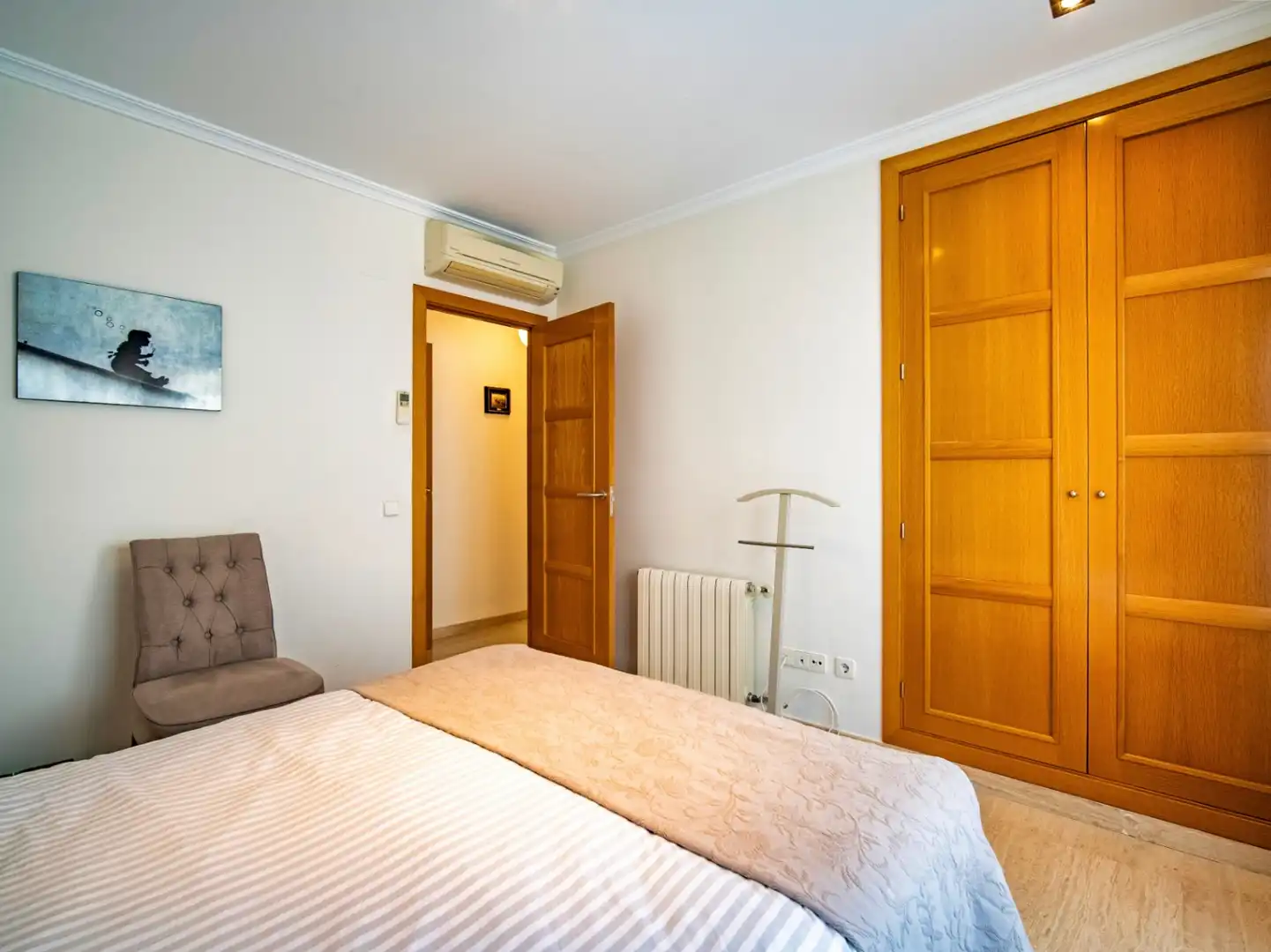 Bedroom of Apartments for sale in L'Alfàs del Pi  with Air Conditioner, Heating and Private garden
