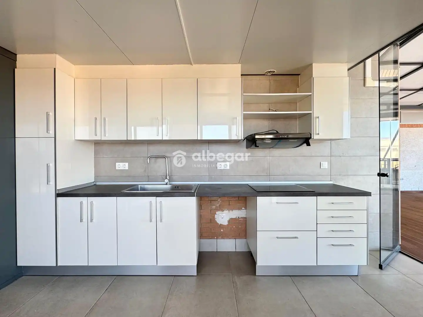 Kitchen of Duplexes for sale in Alboraya  with Air Conditioner, Heating and Parquet flooring