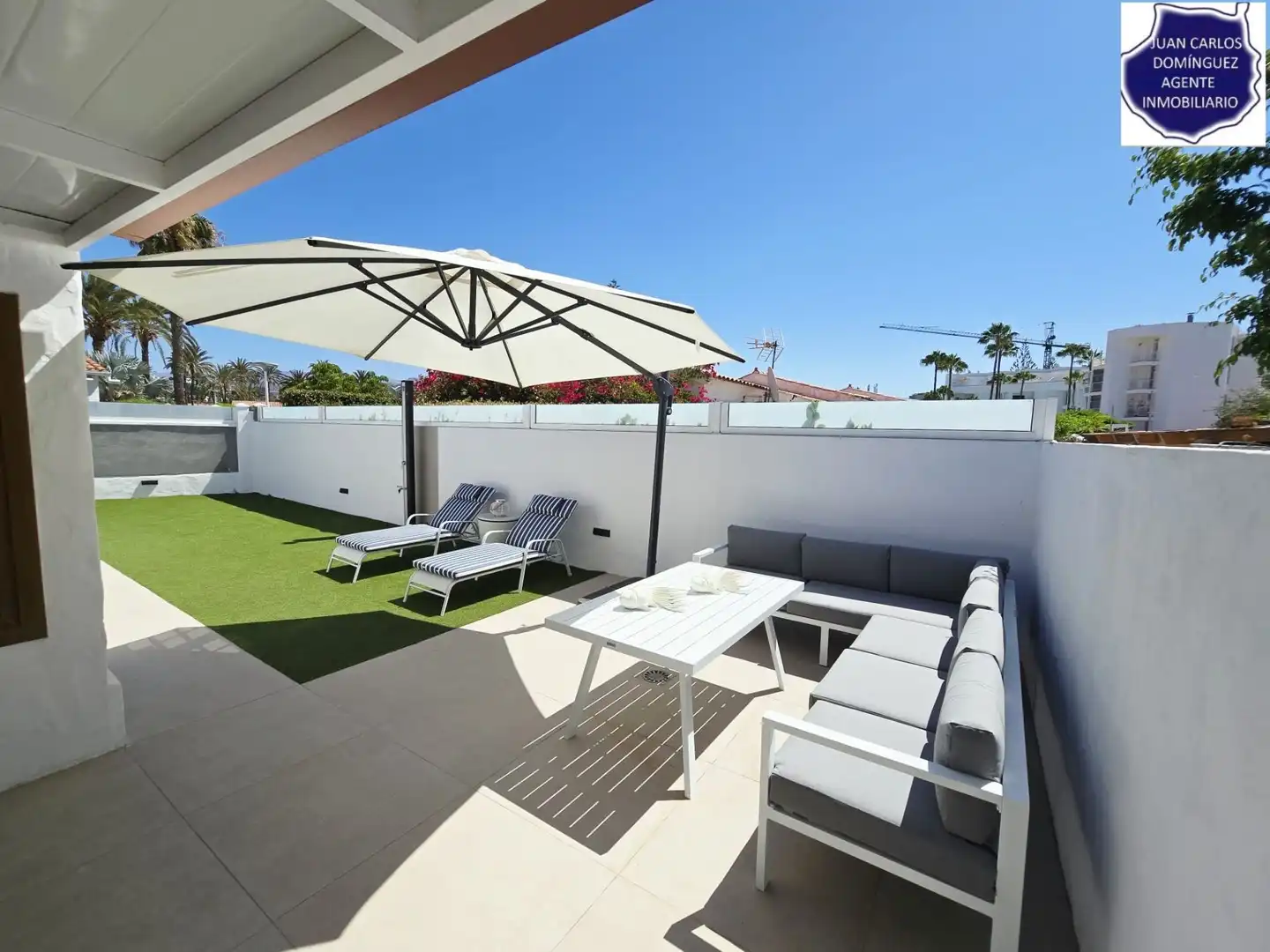 Terraza de Casa o chalet de alquiler en San Bartolomé de Tirajana con Aire acondicionado, Jardín privado y Terraza