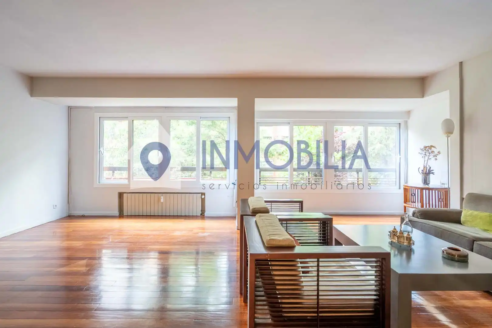 Exterior view of Flat for sale in  Madrid Capital  with Heating, Private garden and Storage room
