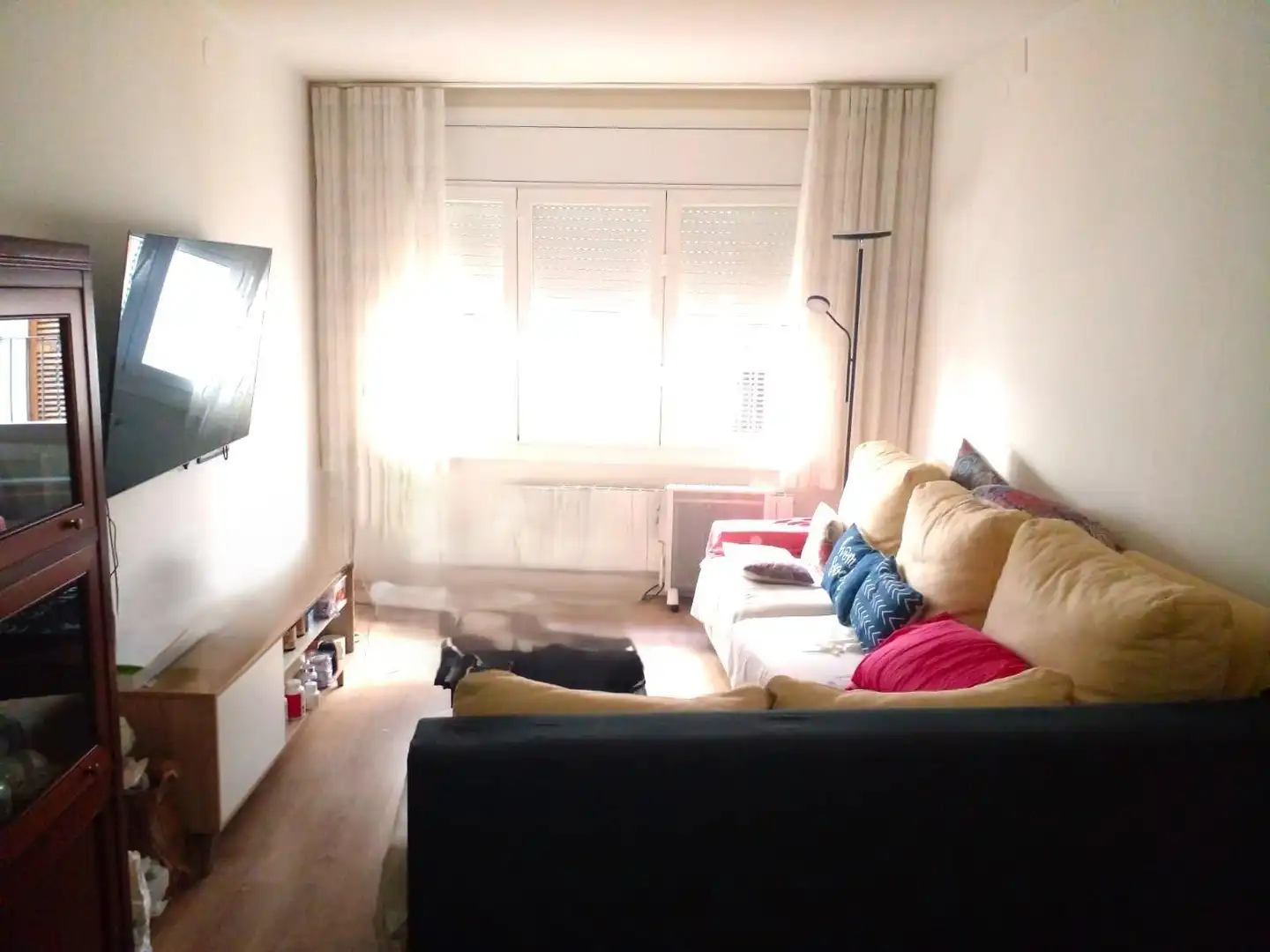 Sala de estar de Piso en venta en Arenys de Mar con Aire acondicionado, Calefacción y Parquet