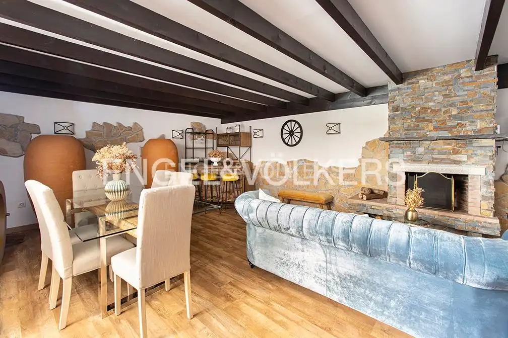 Sala de estar de Casa o chalet en venta en Gijón  con Calefacción, Jardín privado y Terraza