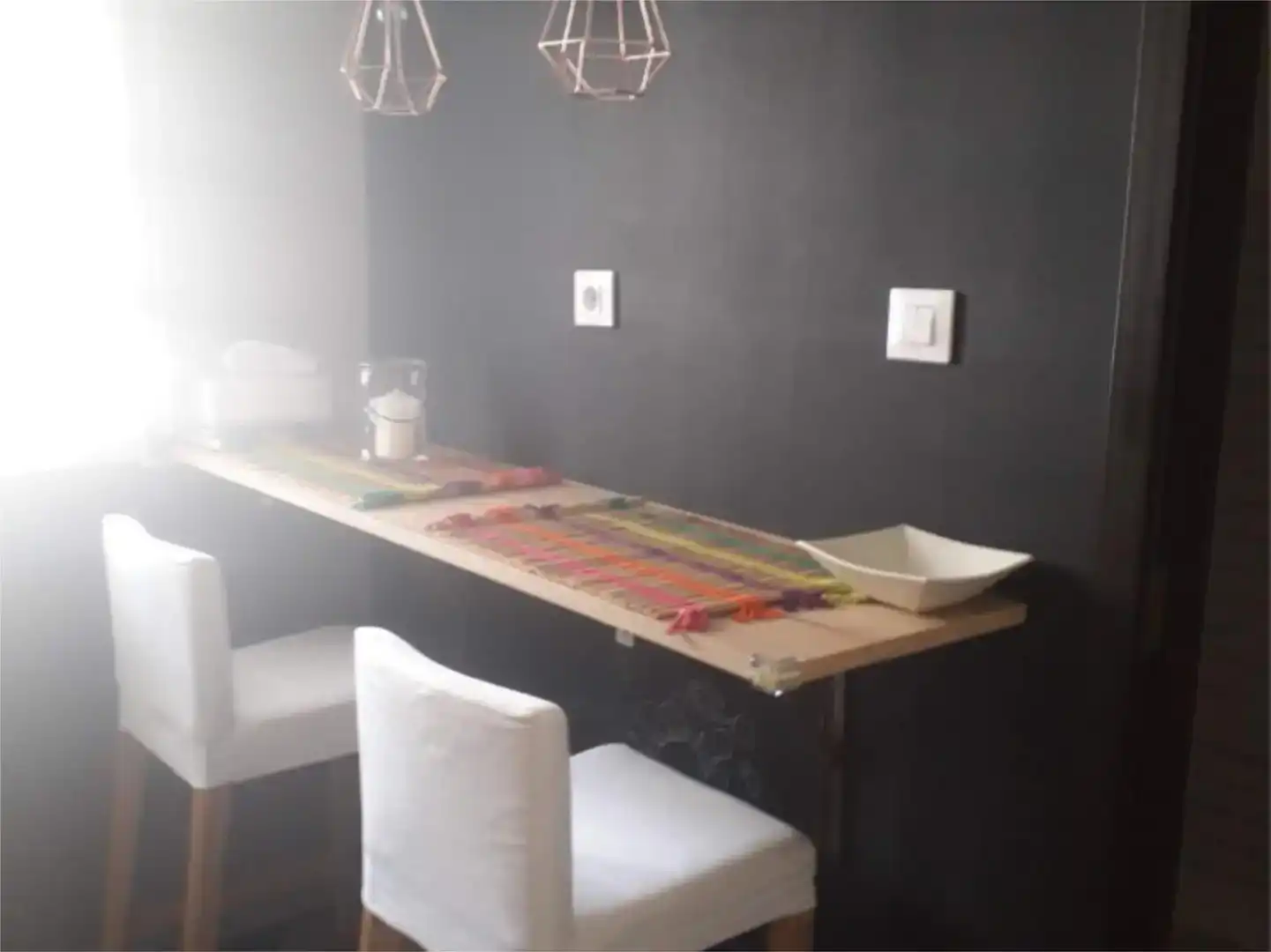 Menjador de Casa adosada de lloguer en Salobreña amb Jardí privat, Parquet i Piscina