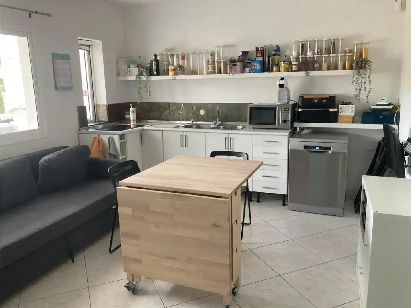 Kitchen of Flat for rent in Mogán  with Furnished, Oven and Washing machine