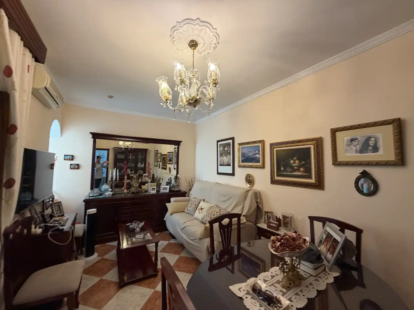 Living room of Flat for sale in Centro Histórico