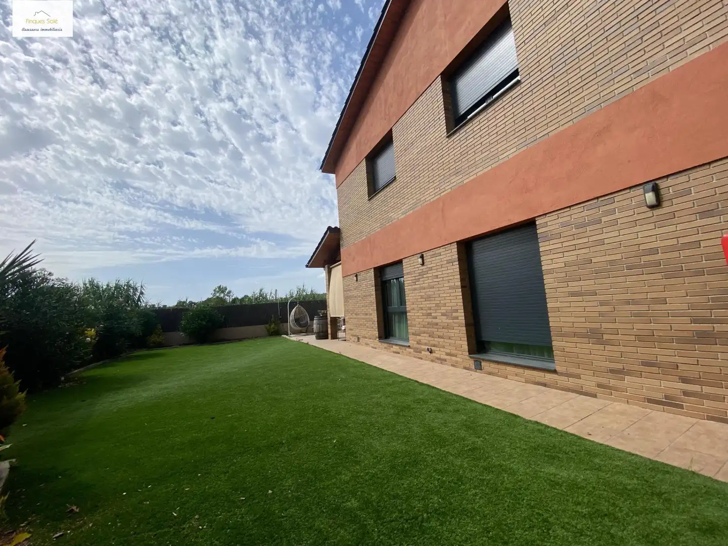 Exterior view of Houses for sale in La Roca del Vallès  with Air Conditioner, Heating and Private garden