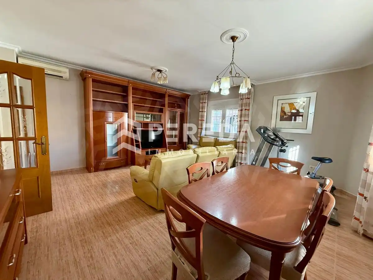 Sala d'estar de Casa o xalet en venda en La Mojonera amb Jardí privat, Terrassa i Moblat