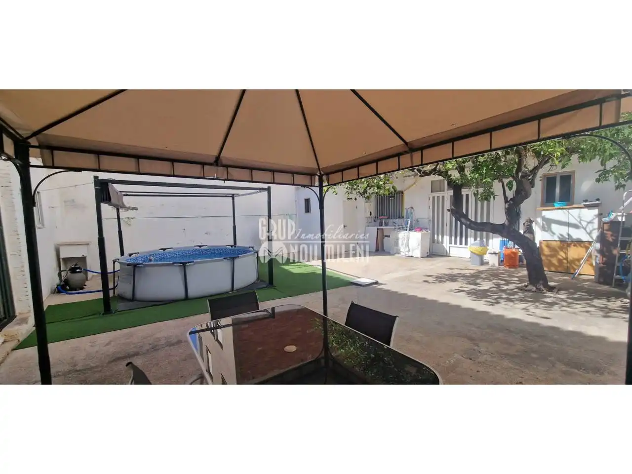 Vista exterior de Casa o chalet en venta en Massanassa con Aire acondicionado, Jardín privado y Terraza