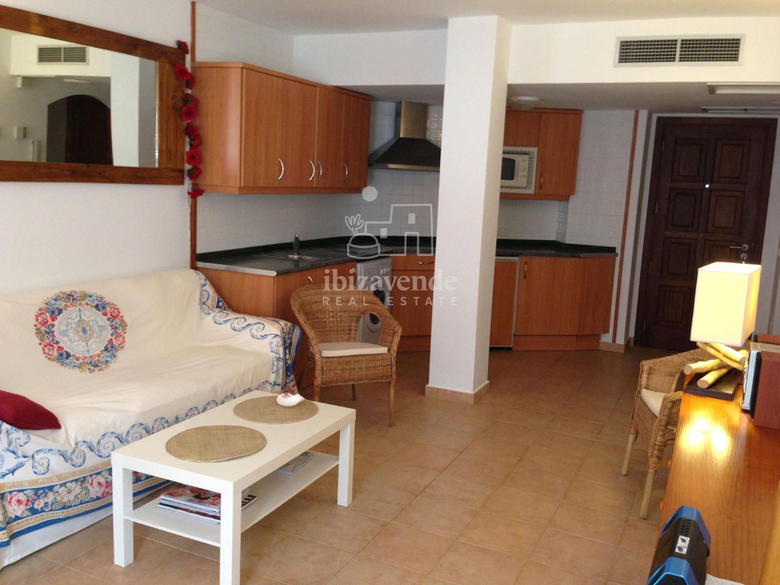 Exterior view of Flat for sale in Santa Eulària des Riu  with Air Conditioner, Heating and Swimming Pool
