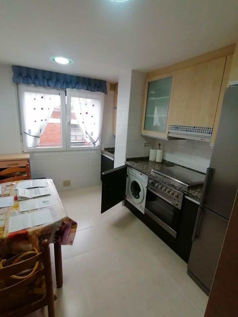 Kitchen of Flat for sale in Gijón   with Heating, Parquet flooring and Storage room