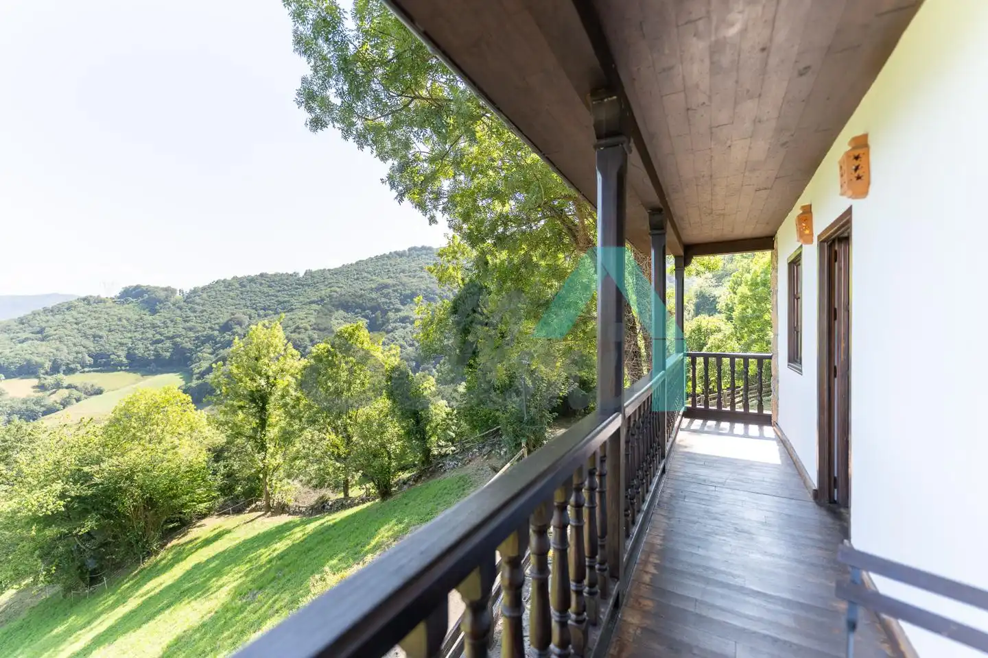Terraza de Casa o chalet en venta en Morcín con Jardín privado, Terraza y Balcón