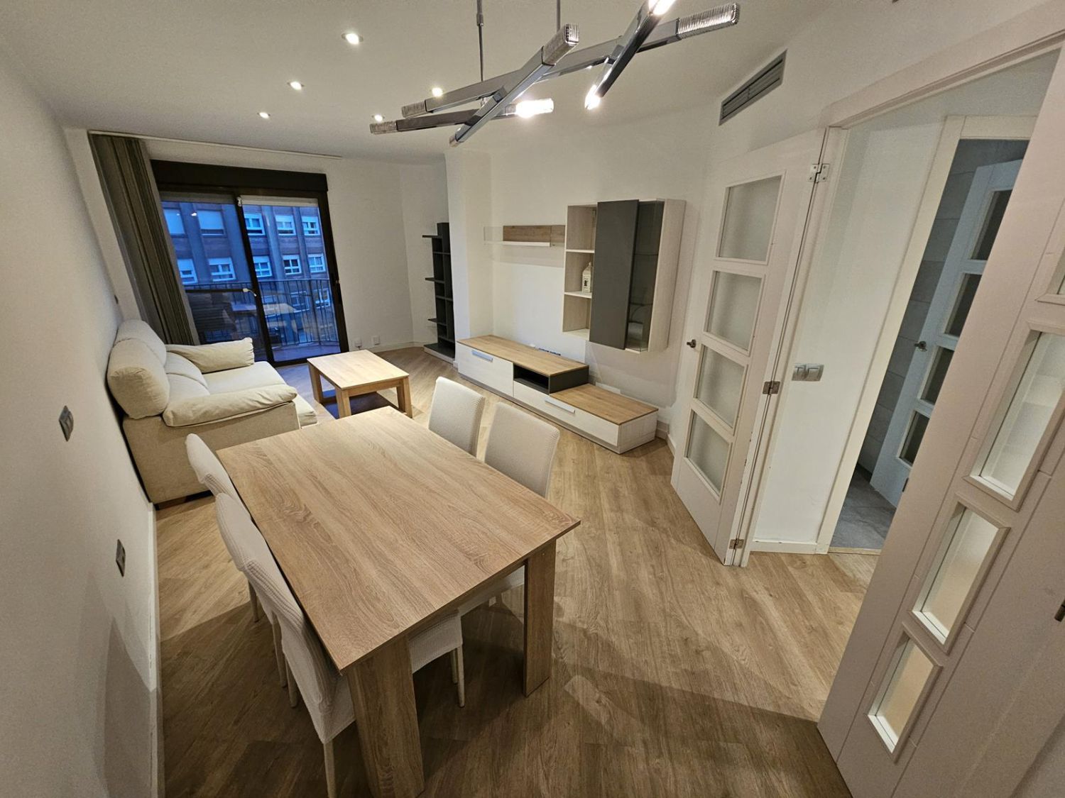 Sala de estar de Piso de alquiler en Castellón de la Plana / Castelló de la Plana con Aire acondicionado, Calefacción y Parquet